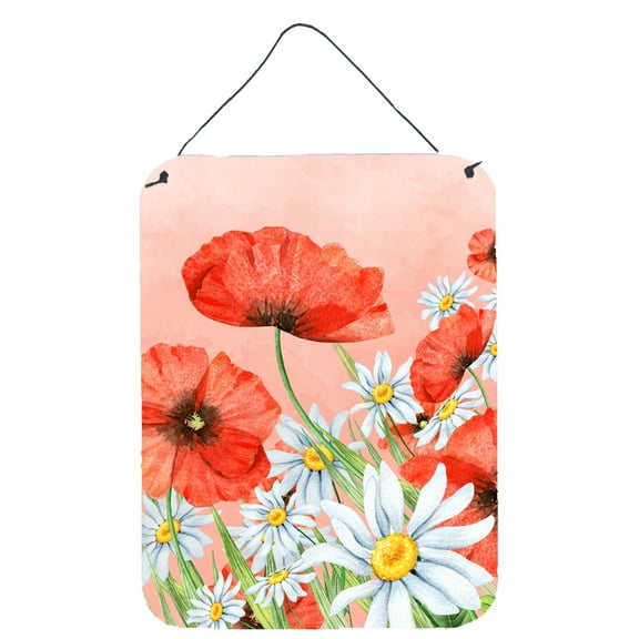 Poppies and Chamomiles Wall or Door Hanging Prints
