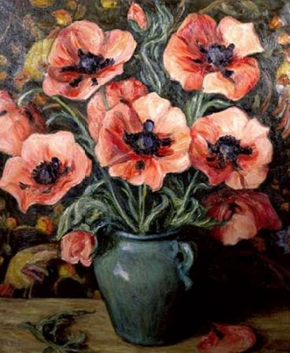 Poppies ca 1940 Canvas Art - Henry Rand (20 x 24)
