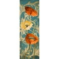 thumbnail image 1 of Poppies de Bleu I - enhanced Poster Print by Lanie Loreth, 1 of 2