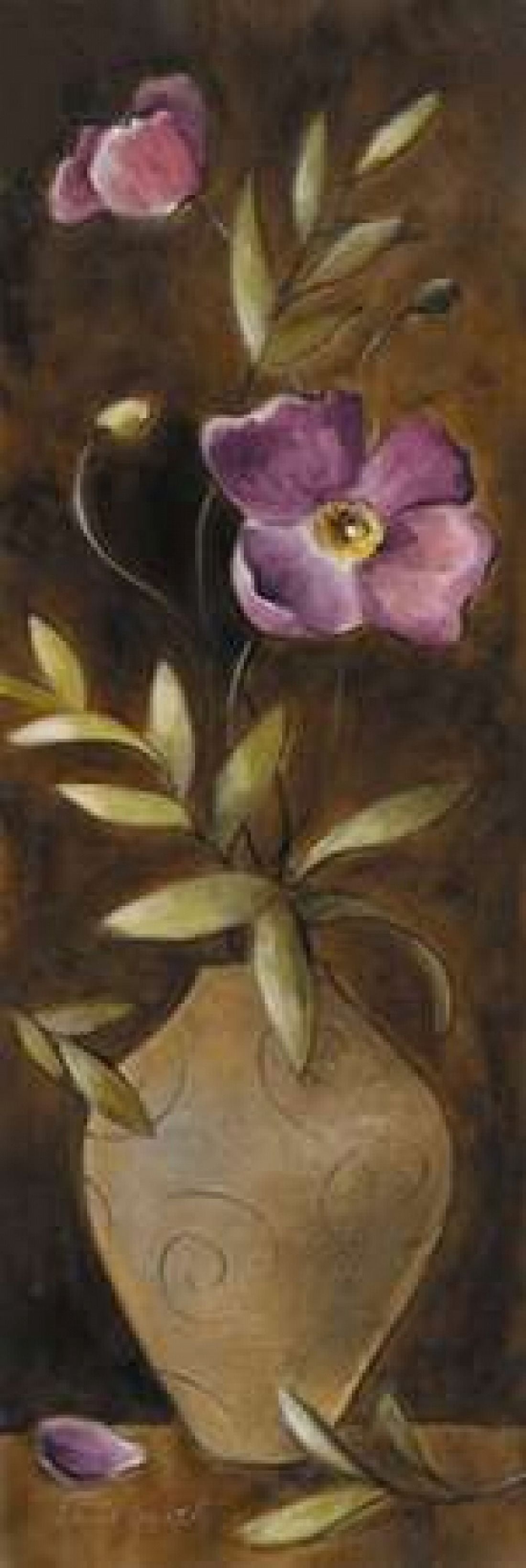 Poppies of Da-xue-shan II Canvas Art - Lanie Loreth (8 x 24)