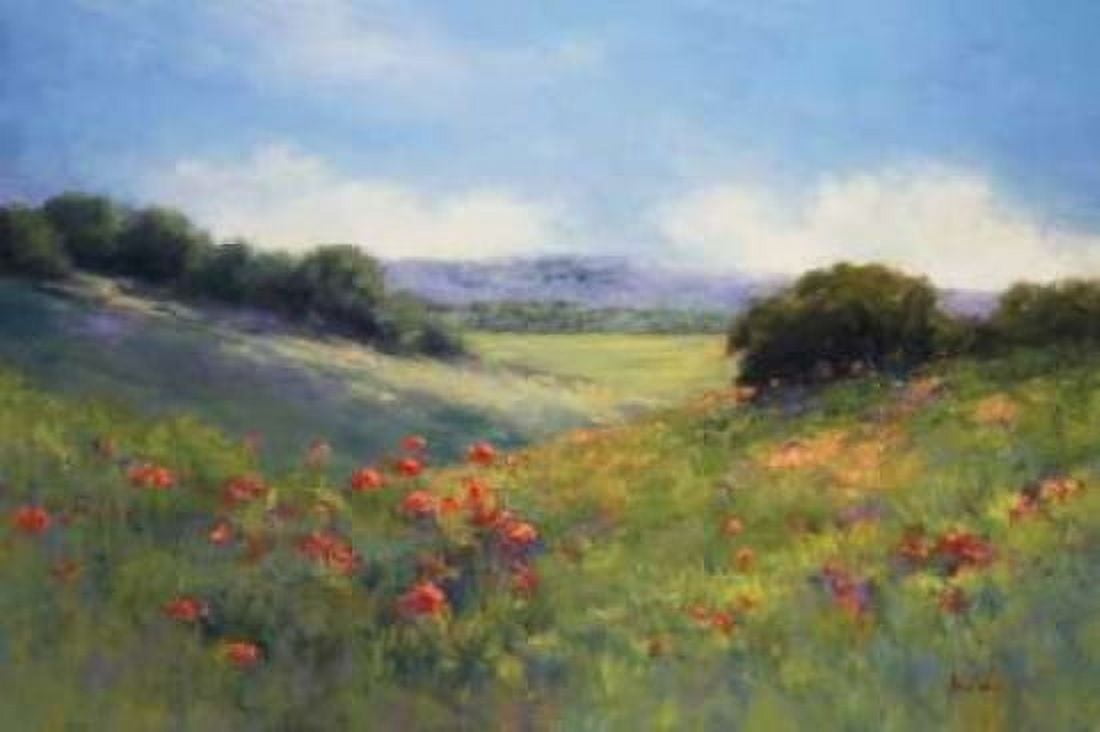 Poppies with a View Canvas Art - Alice Weil (12 x 18)