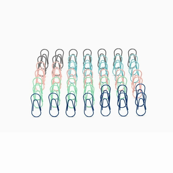 Poppin Assorted Box of Paper Clips 105922