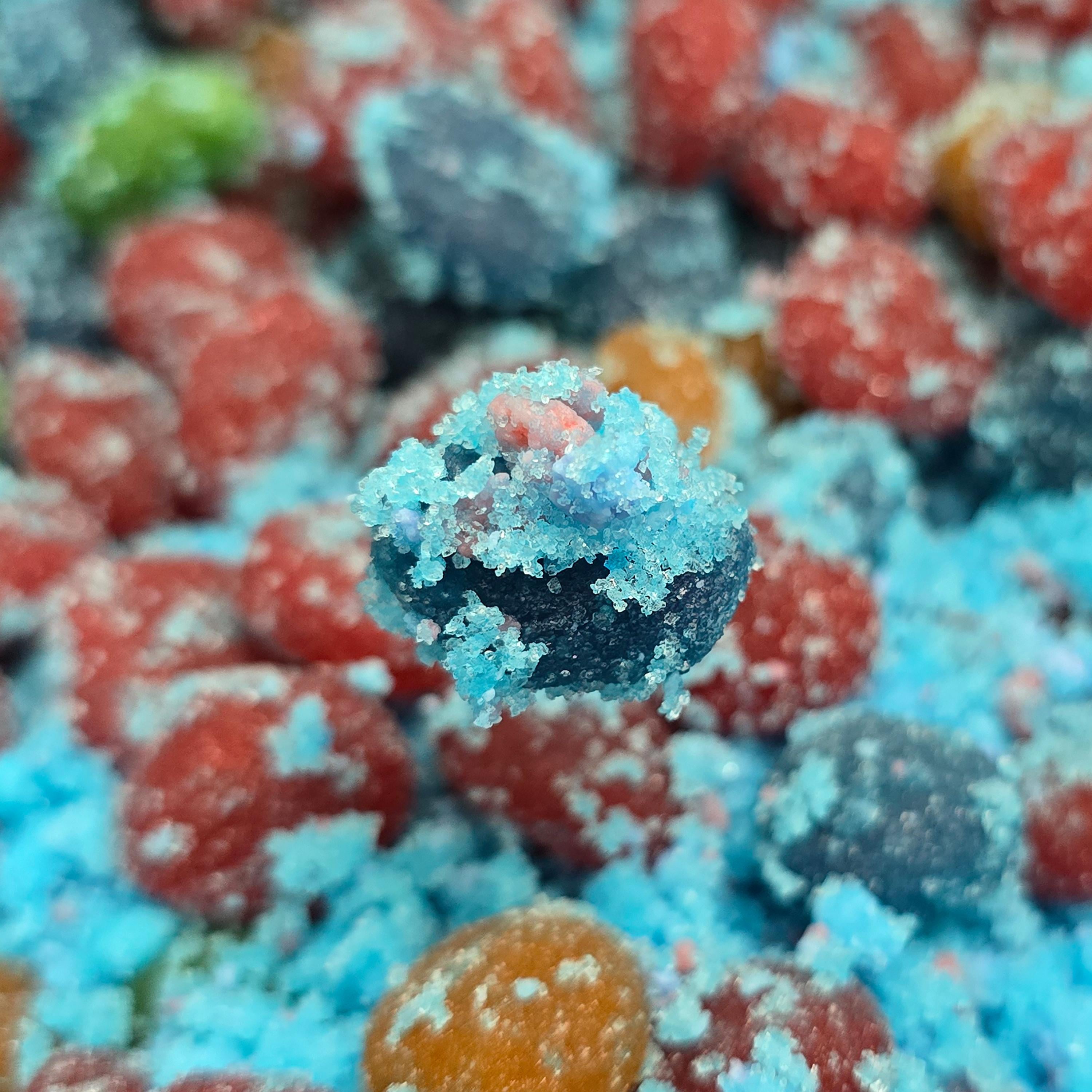 Poppin Crunch Sweet Cotton Candy Gushers Gummy Candy Snacks 1 - 2 LBS