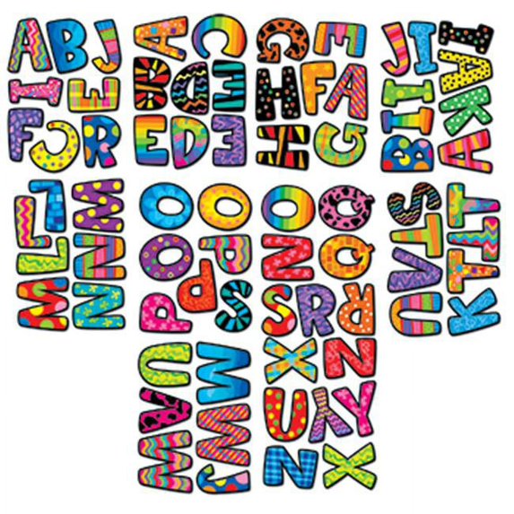 Poppin Patterns Multi Designs 2In Letter Stickers
