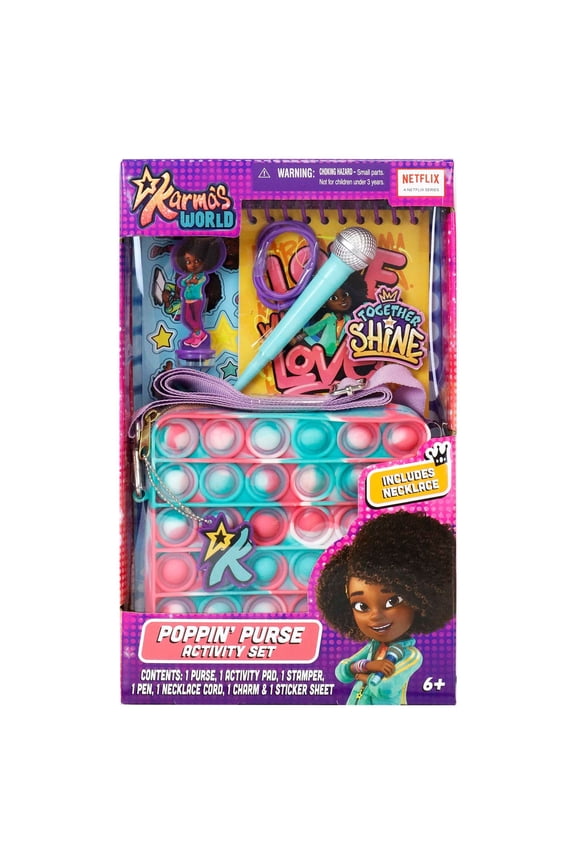 Poppin Purse Activity Set: Karma's World - Popping Sensory Fun, Ages 6+