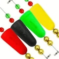 thumbnail image 1 of Popping Cork Rattle Fishing Rig  10 Pack Sound Attractant Floats with Beads for Saltwater Redfish Trout, 1 of 4