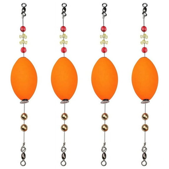 Popping Corks for Saltwater Freshwater Fishing Popper Floats Redfish Speckled Trout Sheepshead Flounder Orange