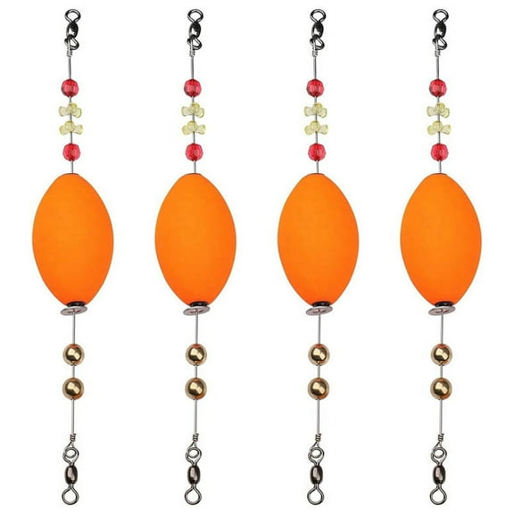 Popping Corks for Saltwater Freshwater Fishing Popper Floats Redfish Speckled Trout Sheepshead Flounder Orange