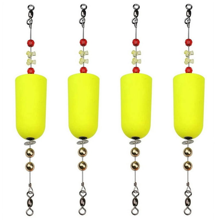Popping Corks for Saltwater Freshwater Fishing Popper Floats Redfish  Speckled Trout Sheepshead Flounder Yellow 