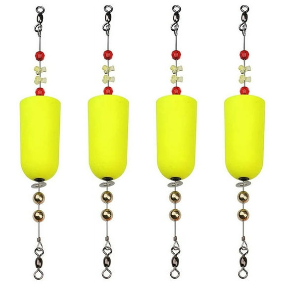 Popping Corks for Saltwater Freshwater Fishing Popper Floats Redfish Speckled Trout Sheepshead Flounder Yellow