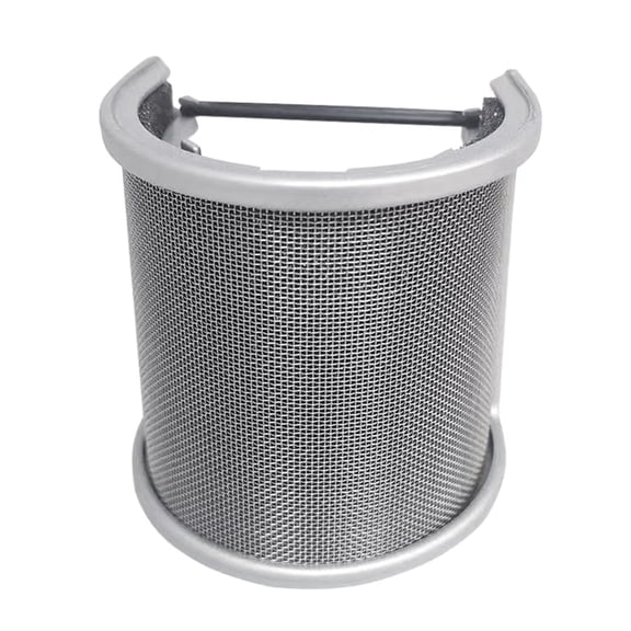 Popping Filter Double Layers Metal Mesh Layer Microphone Windscreen Cover Handheld Micrphone Shield Microphone Accessories