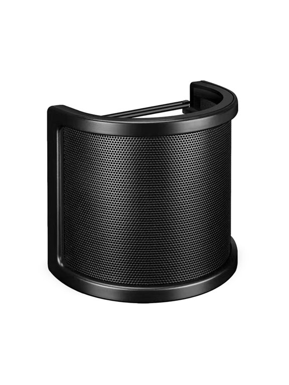 Popping Filter Micrphone Popping Screen with Metal Meshing Microphone Popping Windscreen for Recording Studio Videos Streaming Podcast