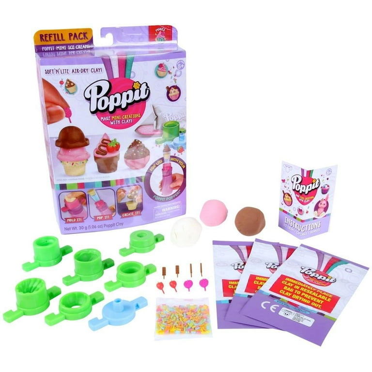 Poppit S1 Refill Pack for Girls or Boys Mini Ice Cream Walmart