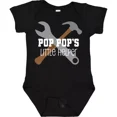thumbnail image 1 of Poppop Little Helper Baby Bodysuit Pop Pops Grandson Grandkids Infant Bodysuit Cute Baby Onesie, BABY BODYSUIT LAT 4424, 1 of 3