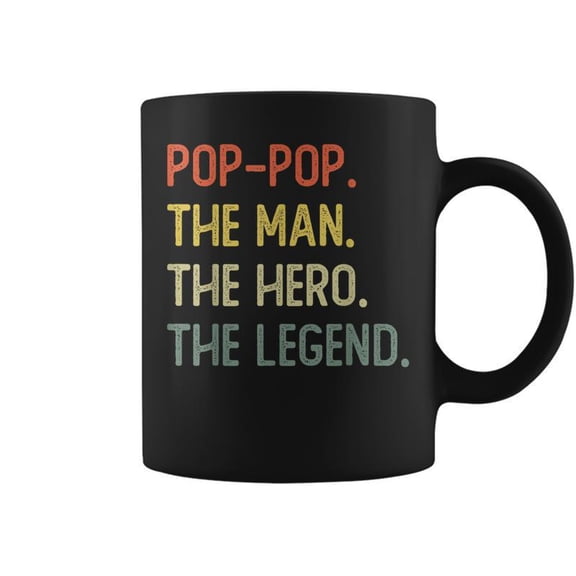 Poppop The Man The Hero The Legend Coffee Mugs
