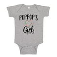thumbnail image 1 of Poppop's Girl Baby Bodysuit One Piece NB Athletic Heather, 1 of 3
