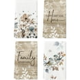 thumbnail image 1 of Poppy Birds Leaves Fall Kitchen Towels Dish Towels, 18x26 Inch Farmhouse Spring Floral Decoration Hand Towels Set of 4, 1 of 6