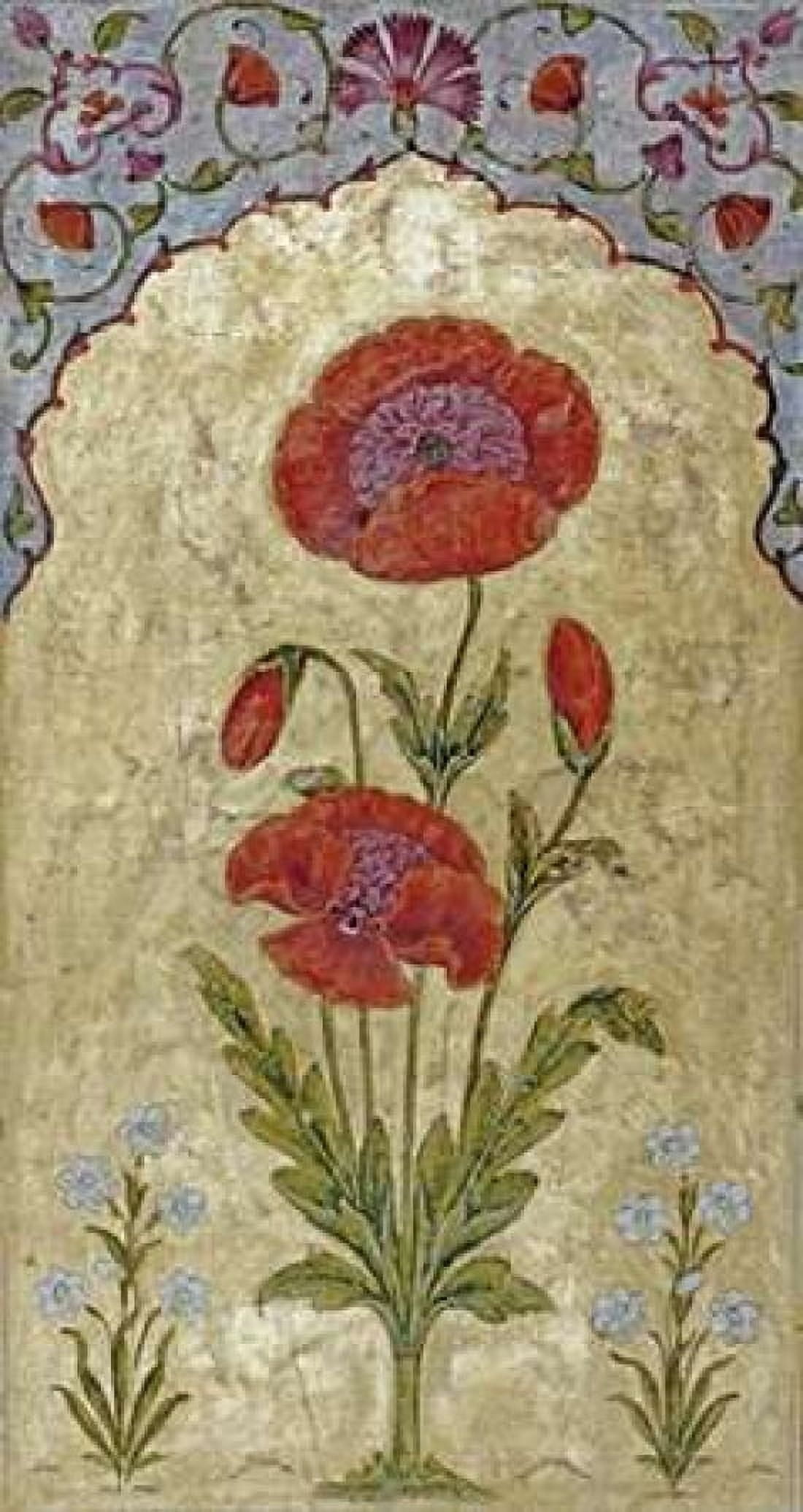 Poppy Blossoms Canvas Art - Oudh (24 x 36)