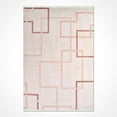 thumbnail image 1 of Poppy Cream Abstract Acrylic Area Rugs for Living Room Jacquard Textured Modern Rugs Soft Geometric Rug for Bedroom Washable Rug Non-Slip Bohemian Carpet Perfect for Dining Room Office Beige, 1 of 5