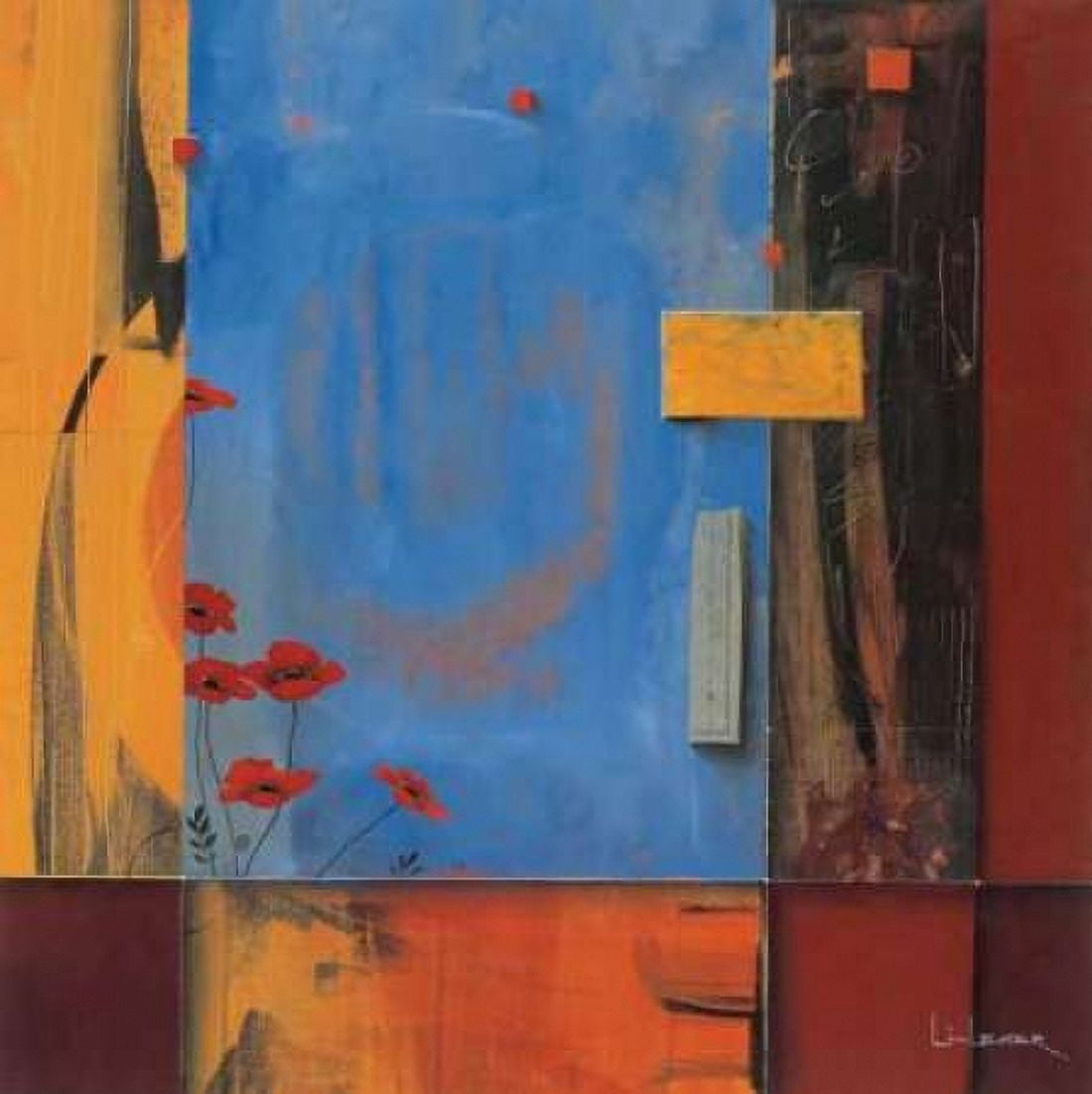 Poppy Dance Canvas Art - Don Li-Leger (24 x 24)