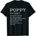 thumbnail image 1 of Poppy Definition Grandpa Father's Day Gifts Men T-Shirt, 1 of 3