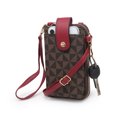 thumbnail image 1 of Poppy Faux Leather Womens Crossbody Shoulder Bag Cell Phone Purse Wallet Credit Card Slots Holder Clutch, 1 of 3