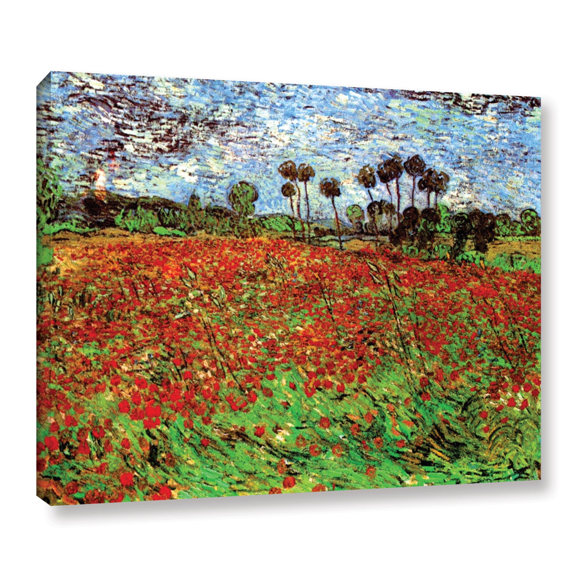 Poppy Field Gallery Wrapped Canvas
