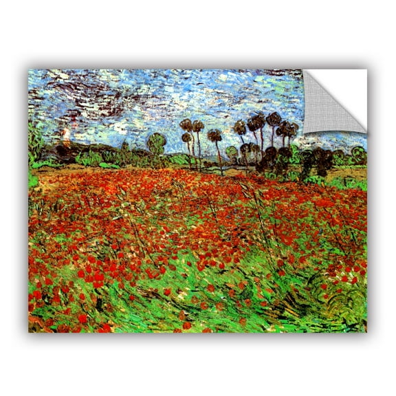 Poppy Field Removable Wall Art Mural