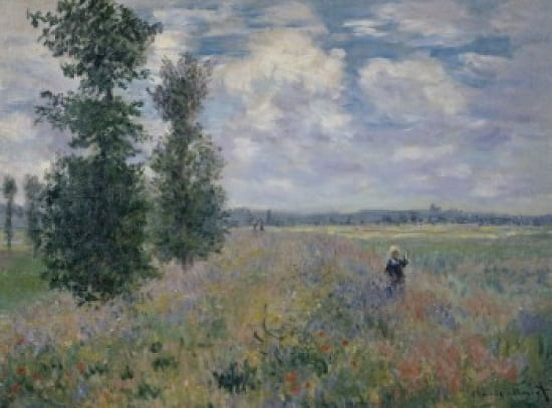 Poppy Fields (Les Coquelicats) Claude Monet (1840-1926French) Annenberg Collection Palm Springs California Canvas Art - Claude Monet (24 x 36)