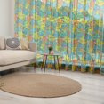 thumbnail image 1 of Poppy Flower Tulle Curtains with Rod Pocket, Colorfuls Blossoming Nature Psychedelic Ornamental Pattern Flourishing Foliage, Sheer Drape for Wedding Party 2 Panels, 7 Sizes, Multicolor, by Ambesonne, 1 of 3