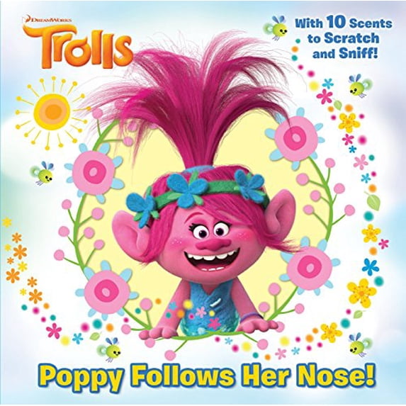Pre-Owned Poppy Follows Her Nose! (Dreamworks Trolls) Paperback