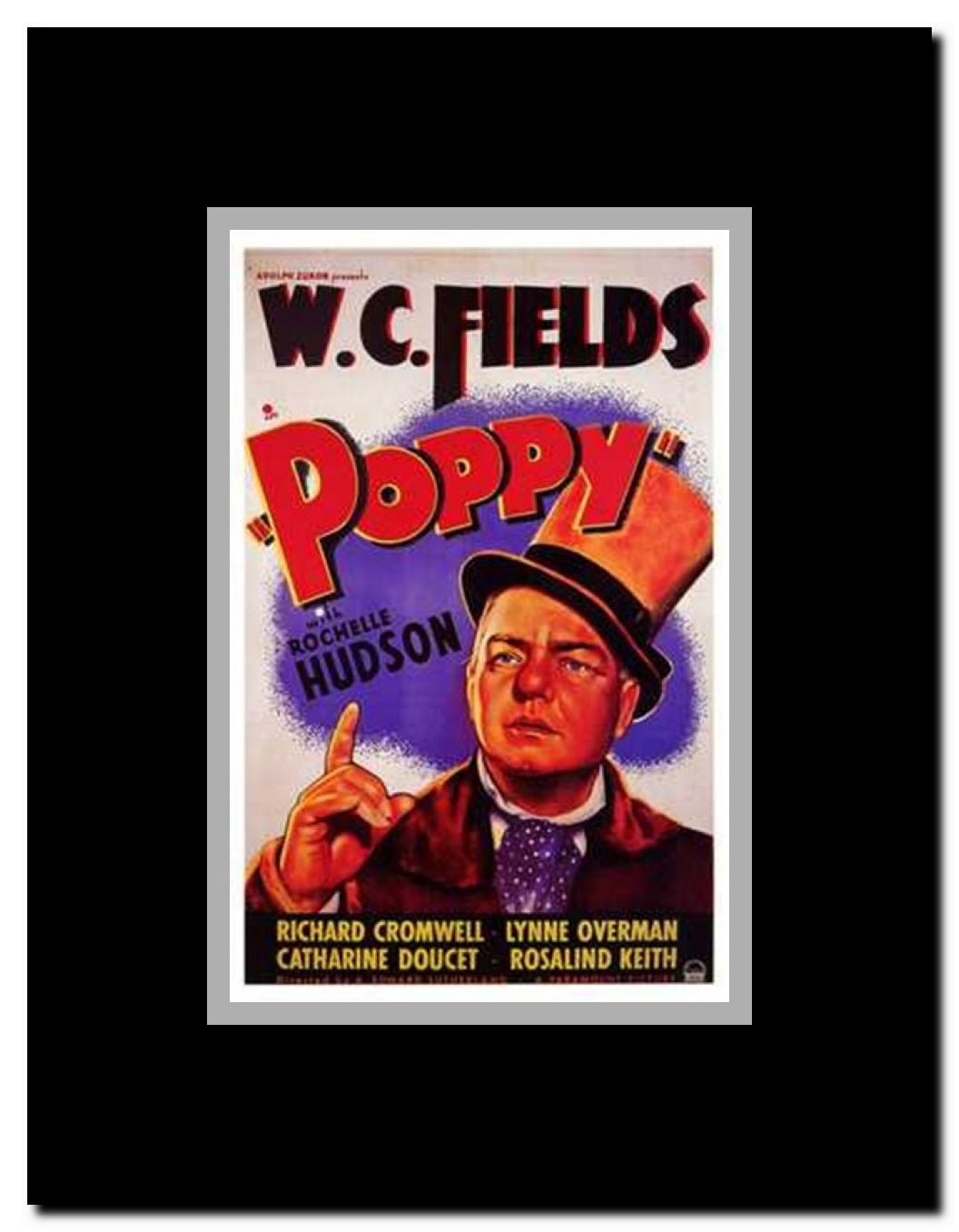 Poppy Framed Movie Poster