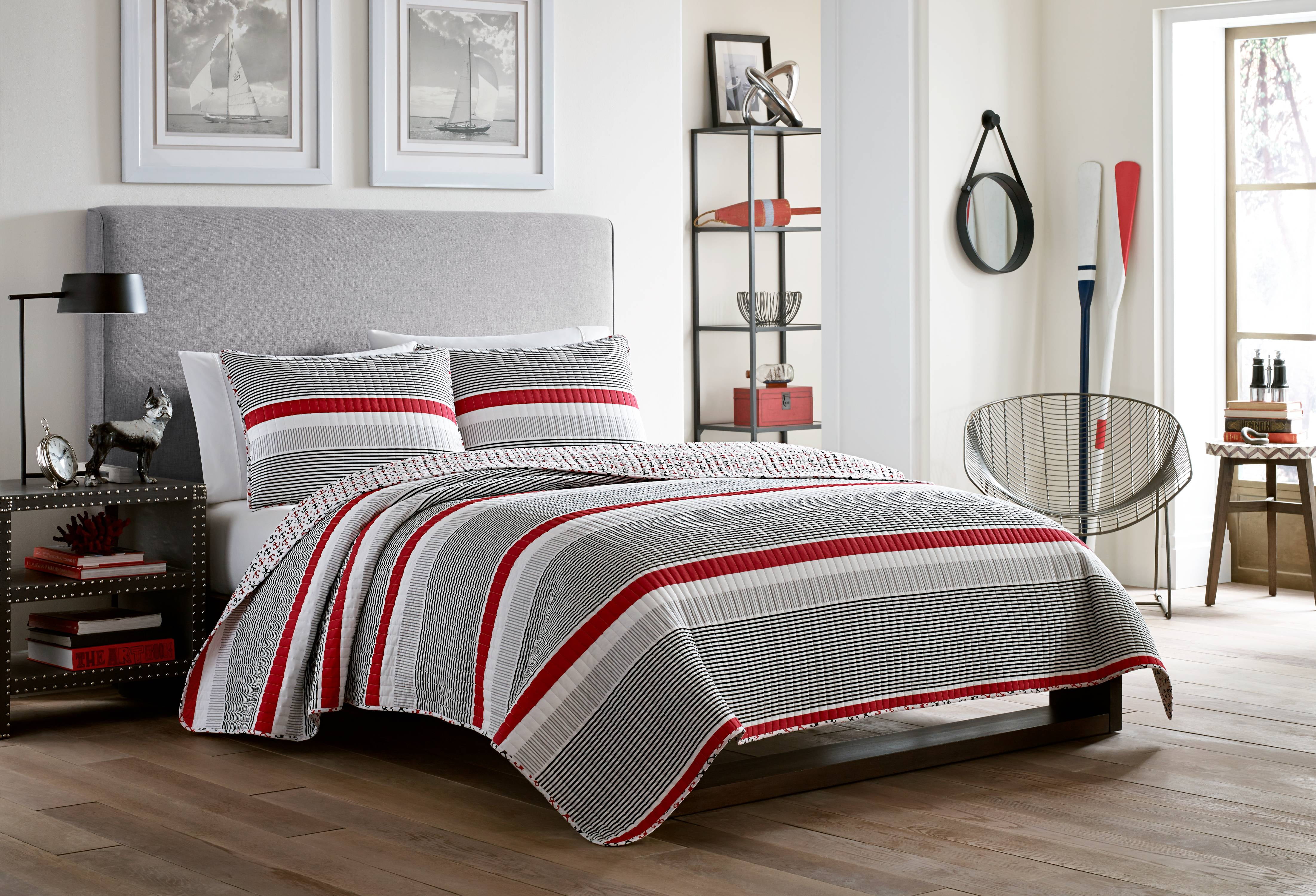 Poppy & Fritz Anchors Away Quilt Set, Twin