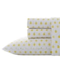 thumbnail image 1 of Poppy & Fritz Contemporary 200 Thread Count Yellow Lemons Cotton Sheet Sets, Full, (4 Pieces ), 1 of 7