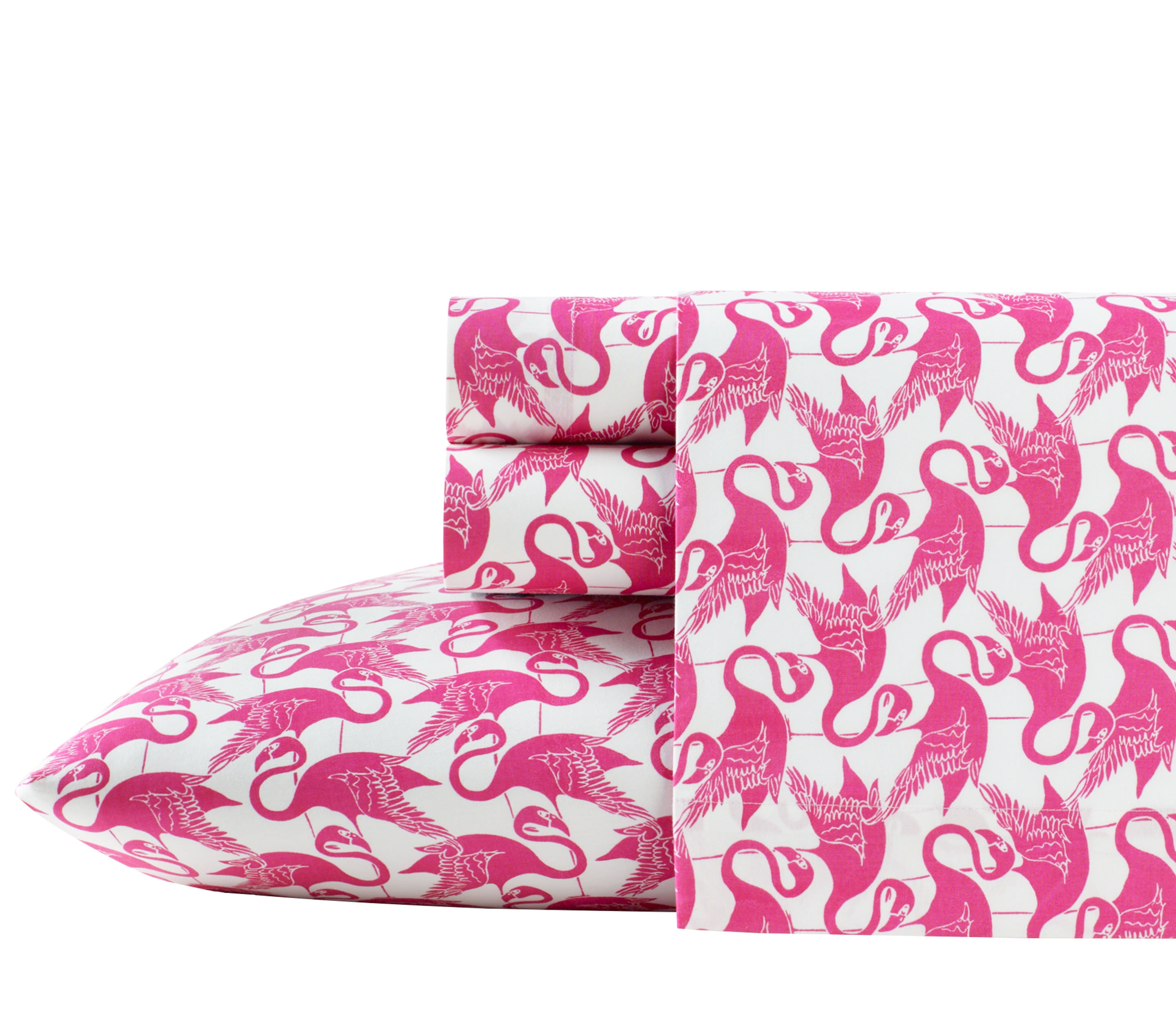 Poppy & Fritz Flamingos Sheet Set, Queen