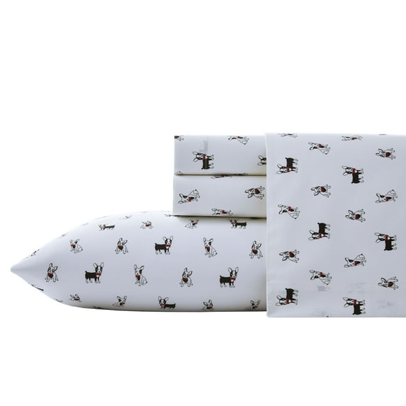 Poppy & Fritz Frenchie Sheet Set, Full