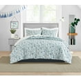 thumbnail image 1 of Poppy & Fritz Oliva Blue Full/Queen Duvet Cover Set, 1 of 11