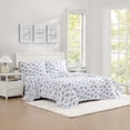 thumbnail image 1 of Poppy & Fritz Shark Attack  Blue Queen Sheet Set, 1 of 9