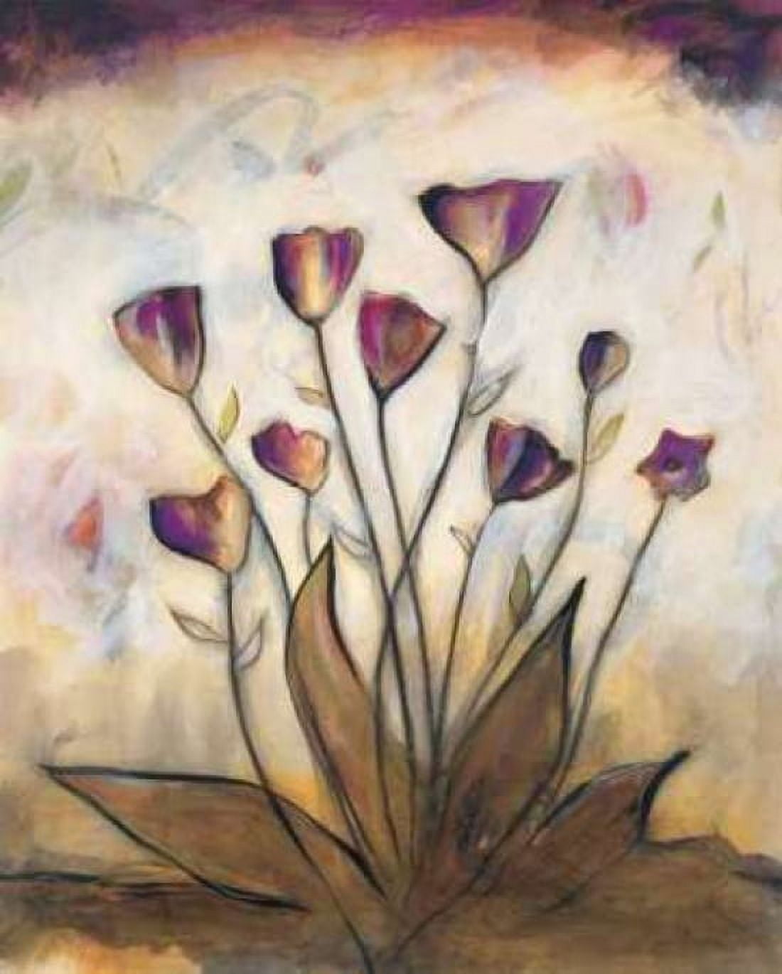 Poppy Garden II Canvas Art - Lucia Marque (24 x 30)