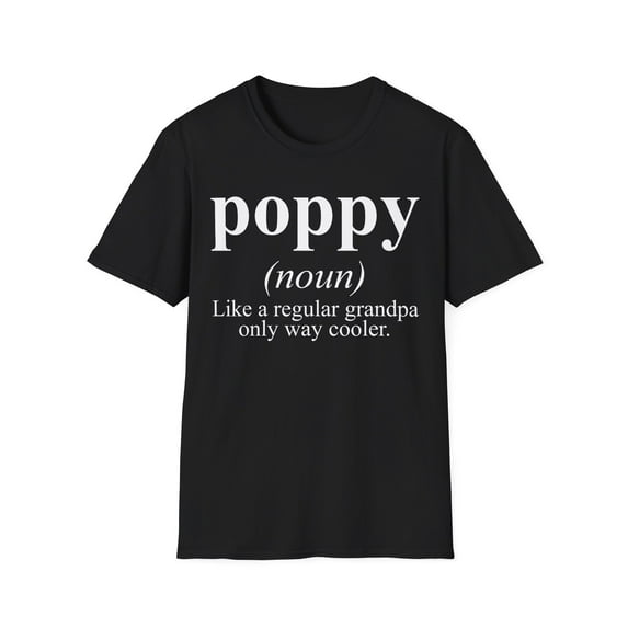 Poppy Grandpa Fathers Day Definition Shirt, Gifts, Tshirt, Tee