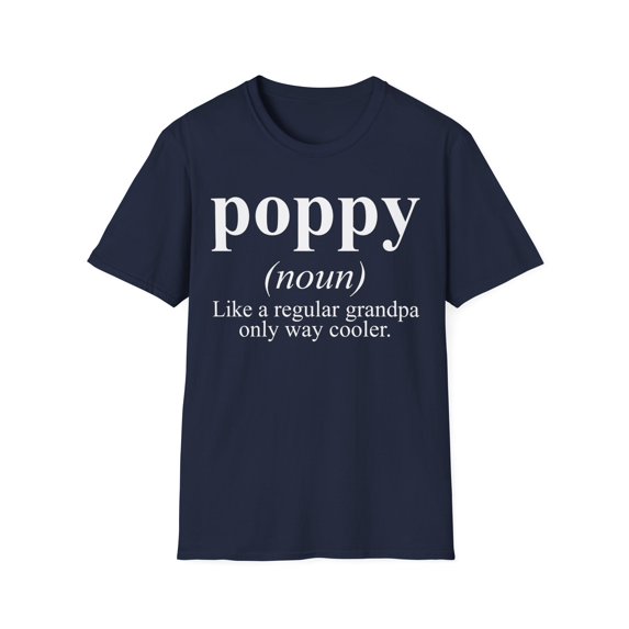 Poppy Grandpa Fathers Day Definition Shirt, Gifts, Tshirt, Tee