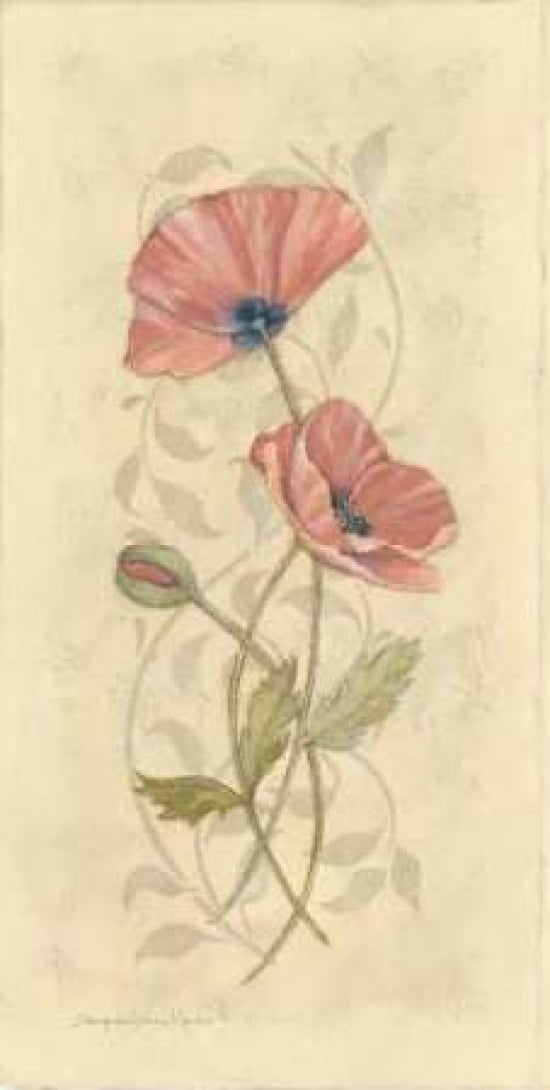 Poppy II Canvas Art - Stephanie Marrott (24 x 48)