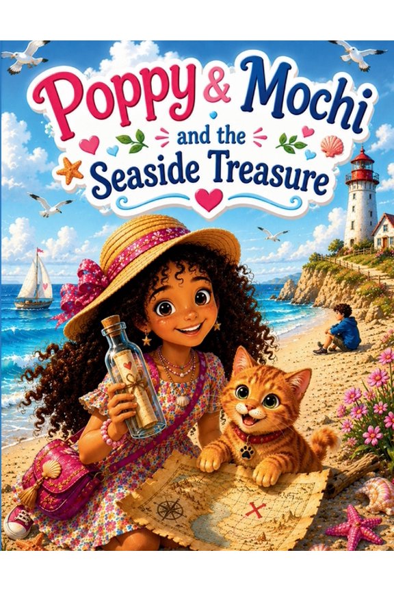 Poppy & Mochi Adventures (En Story Books Poppy & Mochi and The Seaside Treasure: A Heartwarming Children's Adventure About Friendship, Kindness, and Hidden Treas, Book 1, (Paperback)