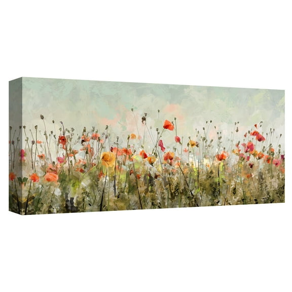 Poppy Parade by Studio Arts Canvas Art Print