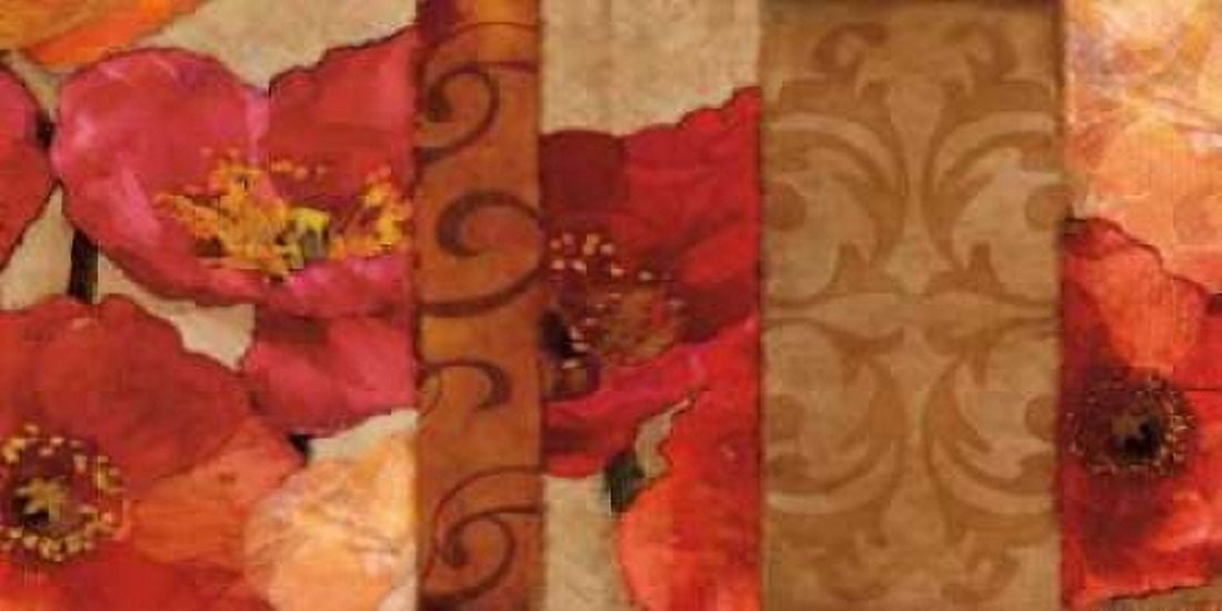Poppy Patterns Canvas Art - Janel Pahl (10 x 20)