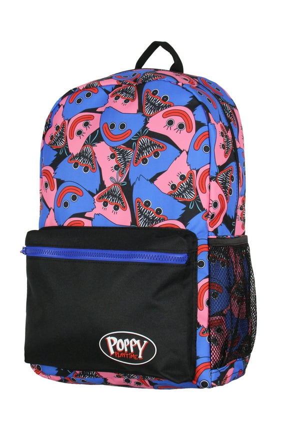 Poppy Playtime Backpack Kissy Missy And Huggy Allover Design Laptop School Travel Backpack 17"