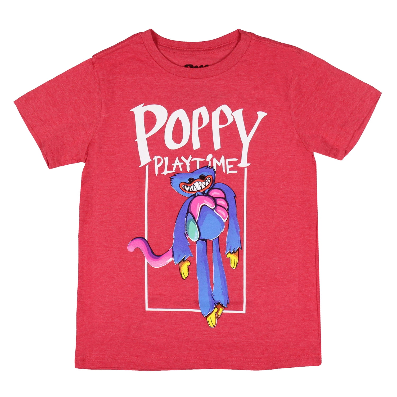 Mad Engine Poppy Playtime Boys' CH2 Bad Guys Huggy Mommy Long Legs Boxy Boo Character Graphic T-Shirt