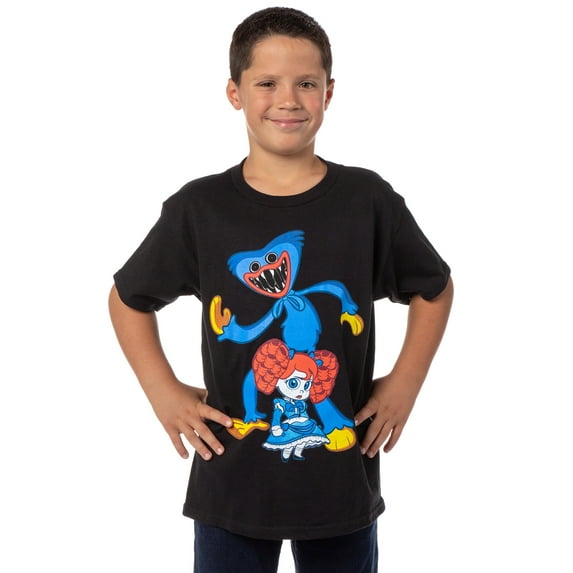 Poppy Playtime Boys' Poppy and Wuggy Character Graphic T-Shirt