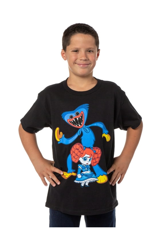 Poppy Playtime Boys' Poppy and Wuggy Character Graphic T-Shirt