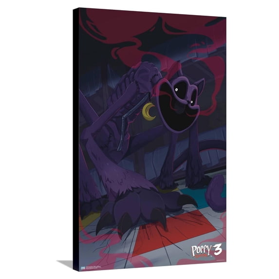 Poppy Playtime: Chapter 3 - CatNap Canvas Wall Poster, 22.375" x 34"